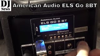 Video thumbnail for American Audio ELS Go 8 BT Bluetooth speaker test with Microphone | Disc Jockey News by discjockeynews
