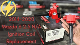 Ignition Coil Pack Replacement | Misfire | 2014-2020 Mazda 6
