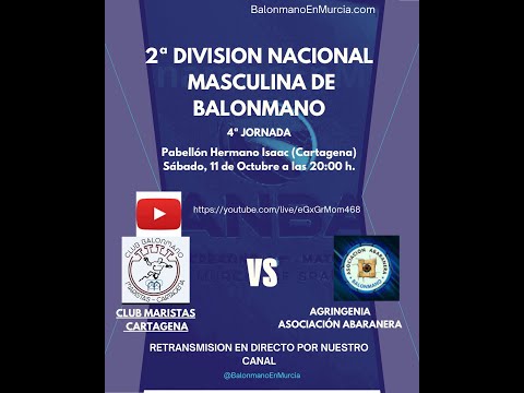 CLUB MARISTAS CARTAGENA Vs AGRIGENIA ASOCIACION ABARANERA @BalonmanoEnMurcia #balonmano #handball