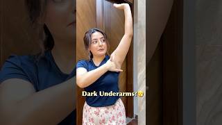 Dark underarms 🤢 #youtubeshorts #shorts #skincare ￼