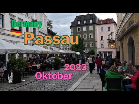 Passau 2023, Walking in Passau Altstadt- Oktober 2023  - 4K- Walking Tour (▶19 min) #travel #Germany