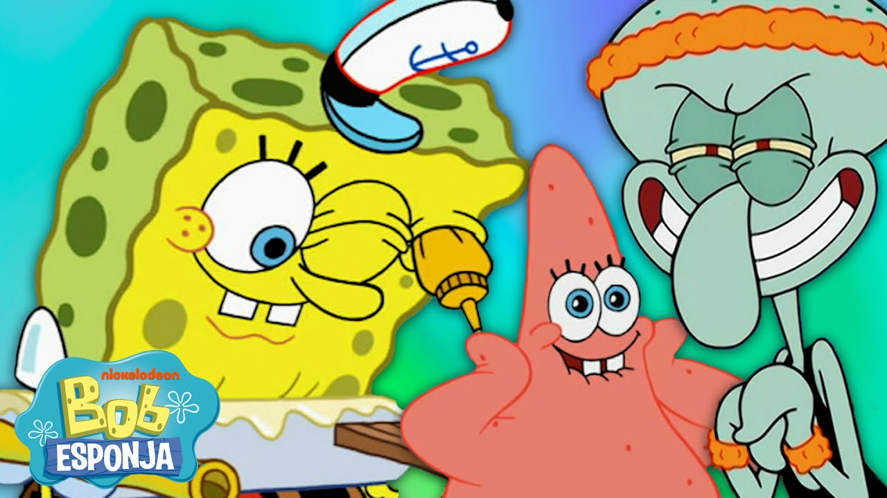 Bob Esponja | O Melhor da Temporada 7 de Bob Esponja por 1 Hora! | Bob Esponja em Português