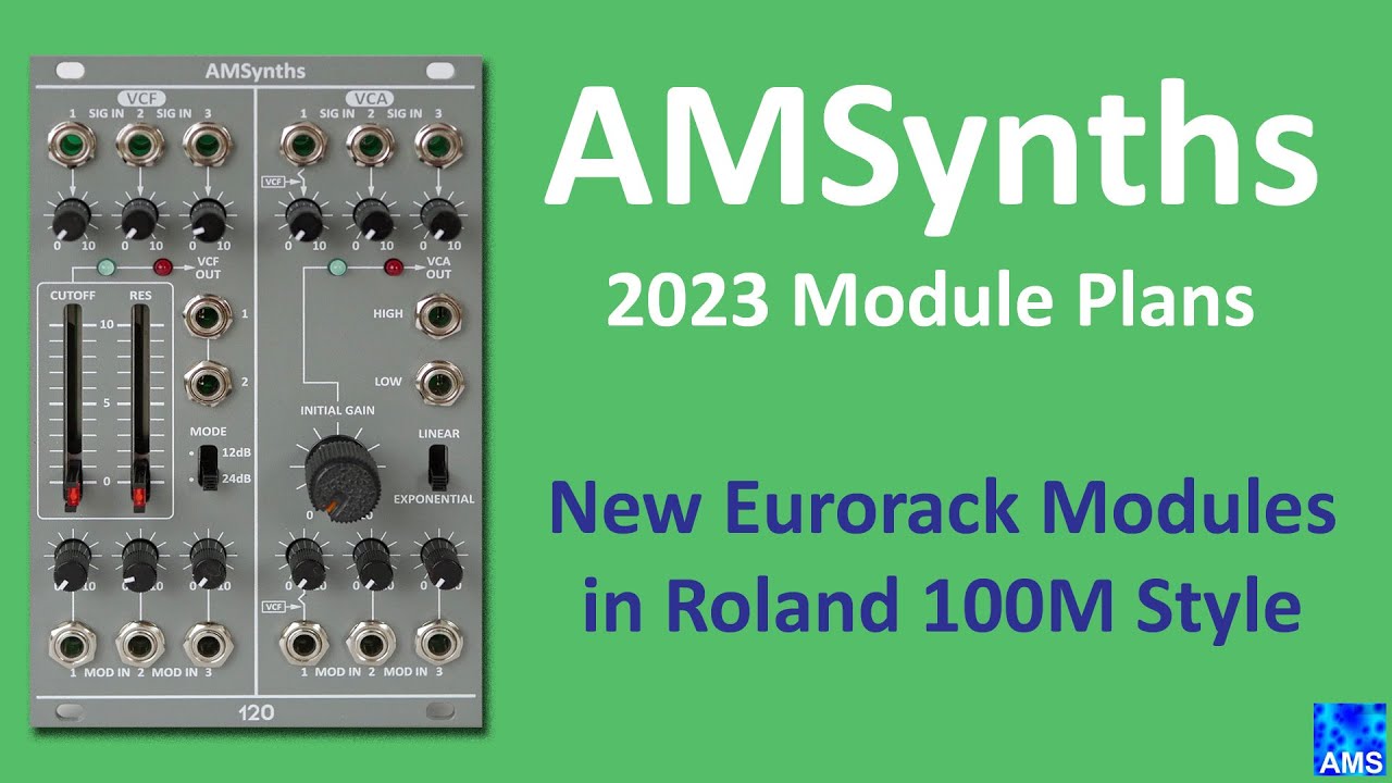 AMSynths 2023 Plans