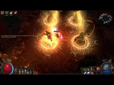 3.3 LV71 5L reworked incinerate Esh + Atziri kill