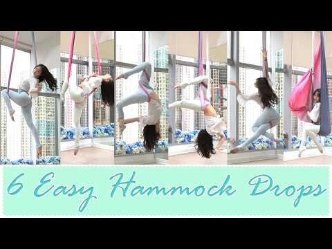 Aerial Hammock Dance - 6 easy hammock drop tricks (beginner to intermediate levels)