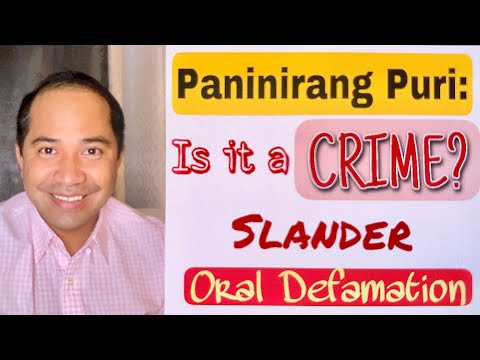 What is Slander or Oral Defamation?