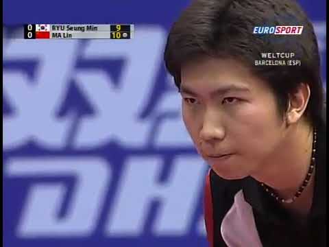 펜홀더 레전드 유승민 영상 Ryu Seung Min (KOR) vs Ma Lin (CHN)