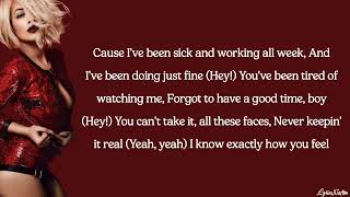 Rita Ora - I Will Never Let You Down (lyrics)