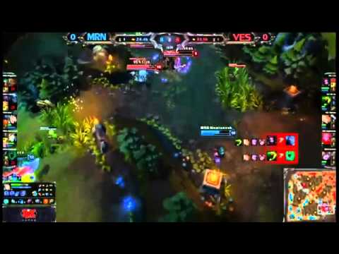 MRN Megazero Best Riven NA VS VES Game 1   NA LCS Summer Promotion   Fan Made Highlights MUST SEE
