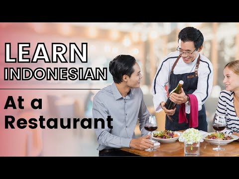 Aprenda o básico da língua indonésia - em um restaurante