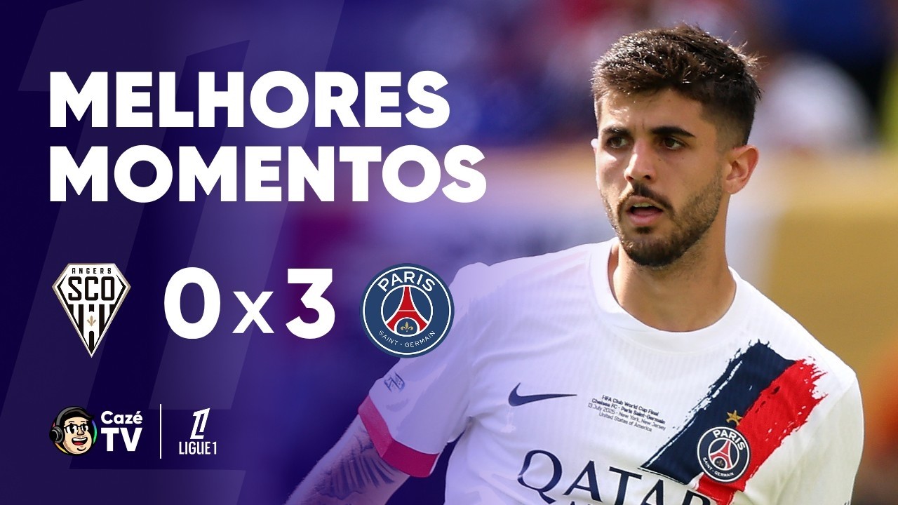 MELHORES MOMENTOS: ANGERS 0 X 3 PSG | LIGUE 1 2025/2026 | 31ª RODADA
