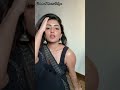 Actress Esha Rebba Cute Expressions In Black Saree