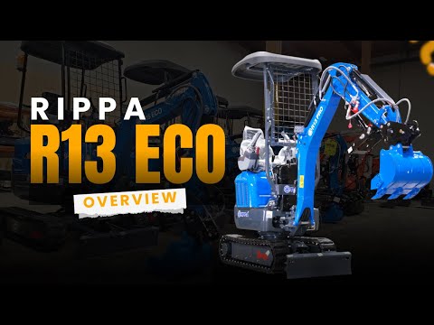 Rippa R13 Pro Kubota Diesel Mini Excavator Overview | Best Seedling LLC