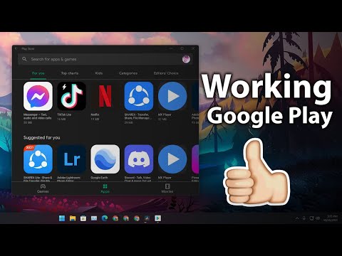 Install WSA with Google Play Store in Windows 11 (outdated)