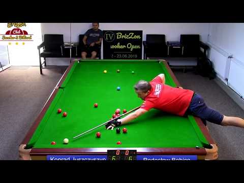 1/8 BrizZon Snooker Open IV: Konrad Juszczyszn vs Radosław Babica (Break 71!)