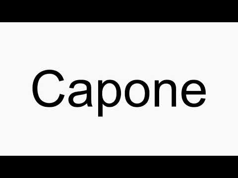 How to pronounce Capone