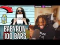 HE CHANGED FITS 100 TIMES! | BabyTron - 100 Bars | NoLifeShaq Reaction
