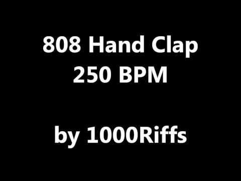 808 Hand Clap : 250 BPM - Beats Per Minute