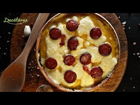 Bulz cu branza de burduf - Varianta gustoasa si rapida la cuptor