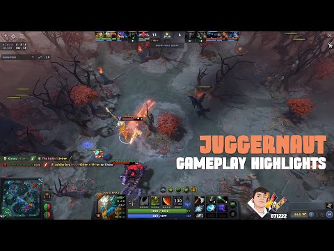 Dota 2 Juggernaut Gameplay Highlights 071222 - Kiruuu