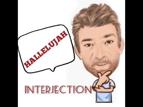English Tutor Nick P Interjection (55) Hallelujah - Origin