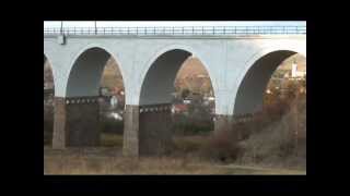 preview picture of video 'Railway viaduct - Most Míru v Dolních Loučkách'