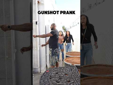 GUNSHOT PRANK VIDEO ​⁠@DaphniqueSprings #funny #comedy #shorts #prank