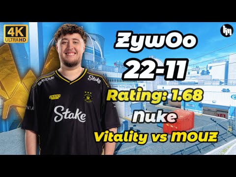 ZywOo (22-11) Vitality vs MOUZ (Nuke) IEM Kraków 2026 #cs2 #vitality  #zywoo