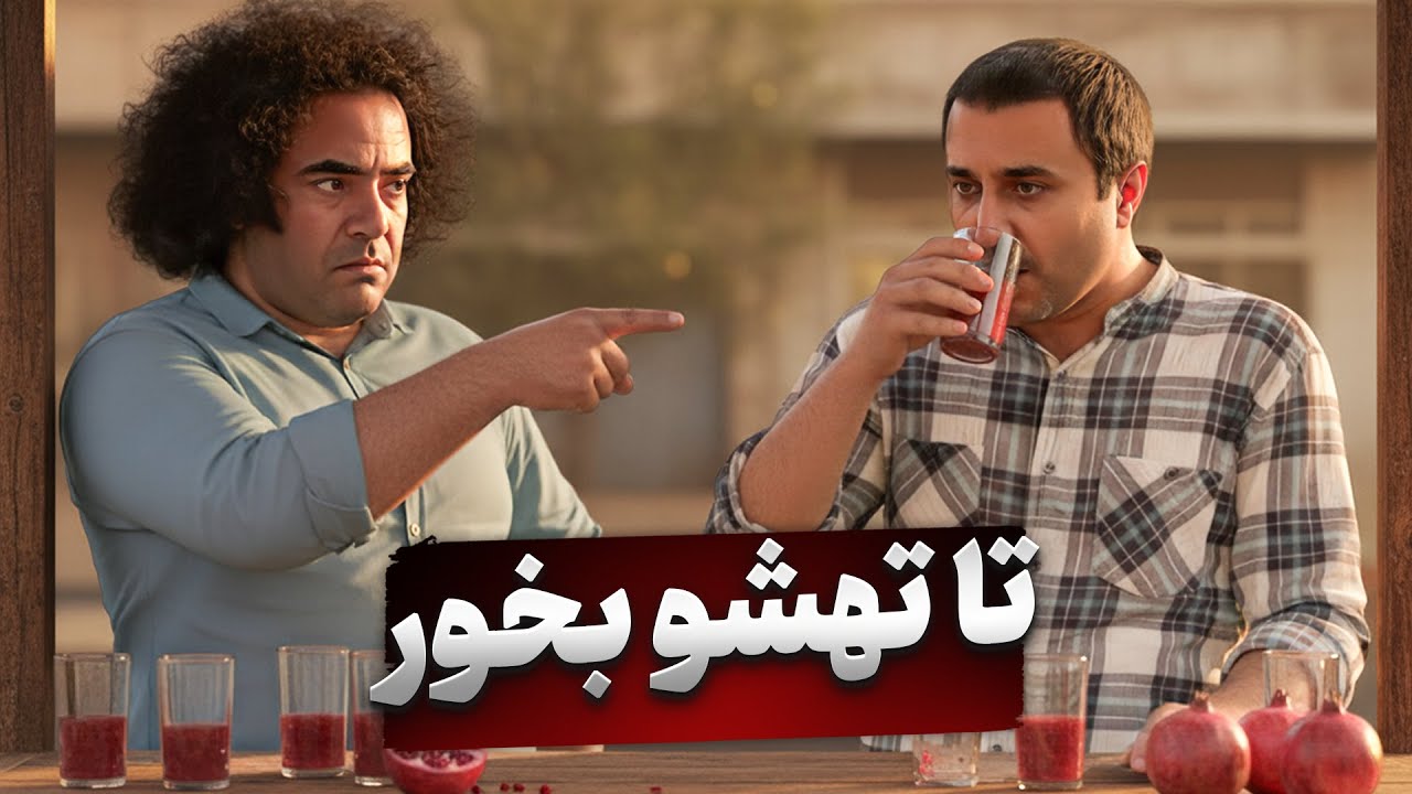کسی می‌دونه چرا به معتاد آب‌انار دادن؟ 🤔😂  | شمعدونی