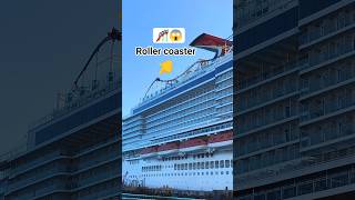 🤯🎢ROLLER COASTER ON SHIP?🚢😱 #viewersloverviews #cruiseship #cruise #shorts #viral #travel