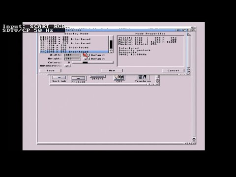RetroTINK 5X-Pro NTSC Amiga CD32 Resolution Torture Test