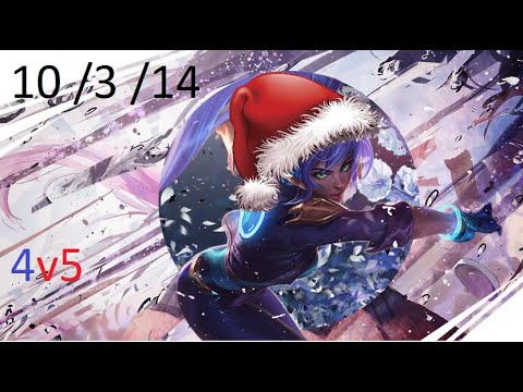 OTP NIDALEE SUPPORT   4vs 5   kda 10/3/14 CHRISTHMAS FULL MATCH