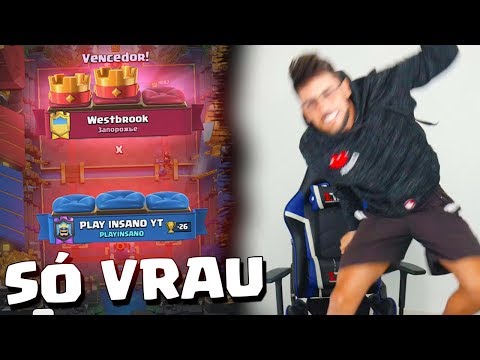 RAGE ESSE DECK ME DEIXOU LOUCO NO CLASH ROYALE