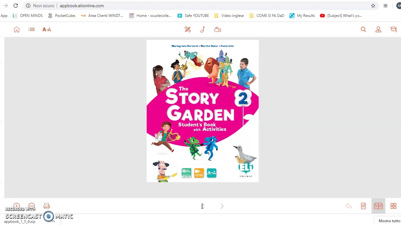 Libro digitale di inglese The story garden