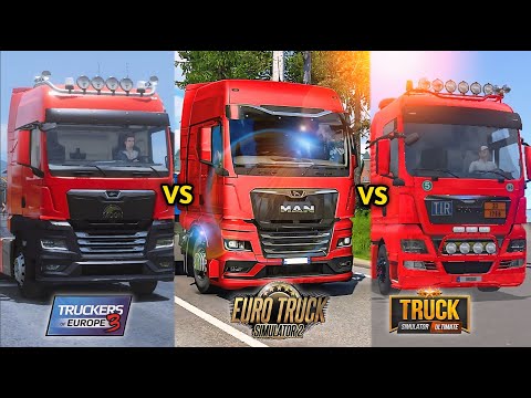 🚚Truckers Of Europe 3 v Euro Truck Simulator 2 v Truck Simulator : Ultimate - The Difference