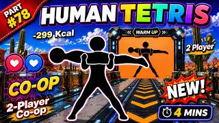 Human Tetris Trio | 2 Players 4-MINS Immersive Interactive Challenge #19