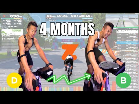 I tried Zwift Racing - From Cat D to Cat B