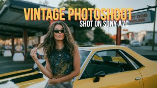 Vintage Photoshoot shot on Sony A7C & 35mm 1.4 GM