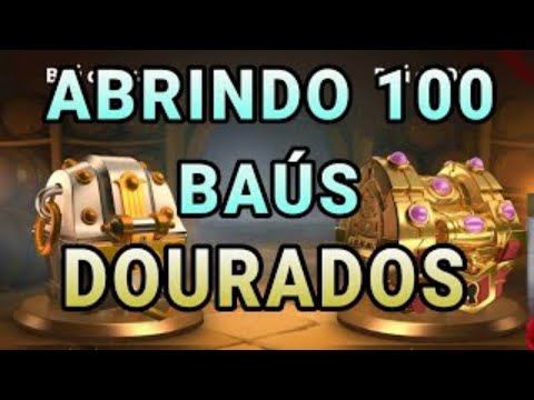 ABRINDO 100 BAÚS DOURADOS \\\RISE OF KINGDOMS/// MILIONAIRE