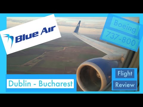 Blue Air Flight Review Dublin to Bucharest Boeing 737-800