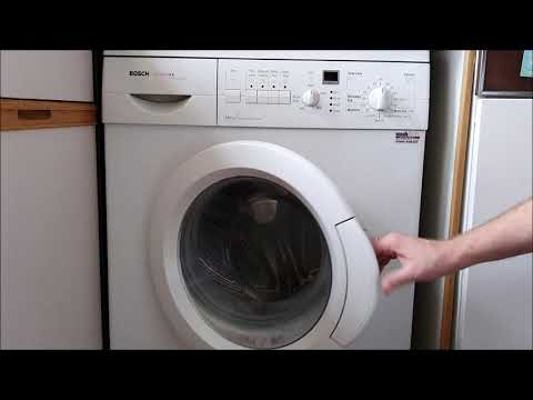 How to repair a Bosch washing machine that won't start