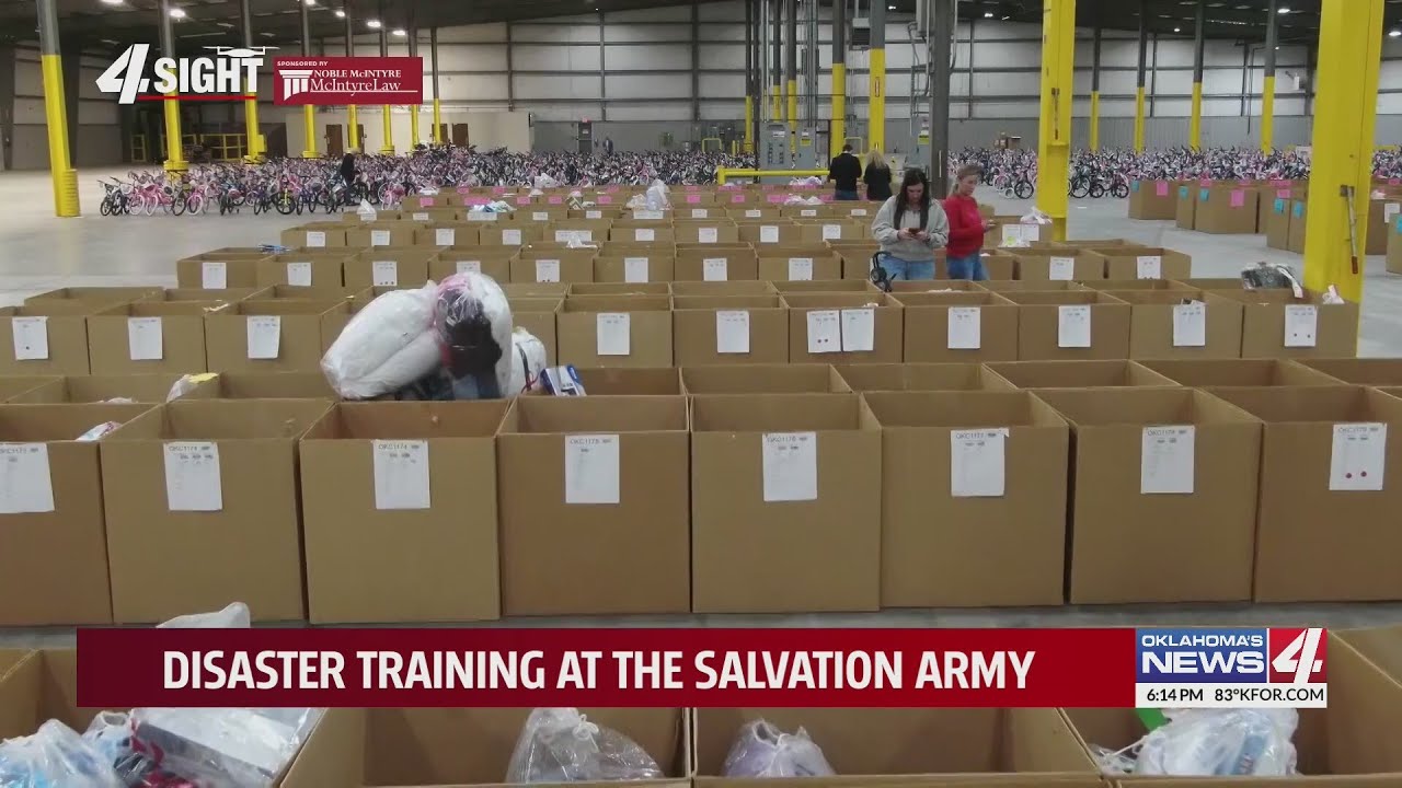 Disaster training at the Salvation Army