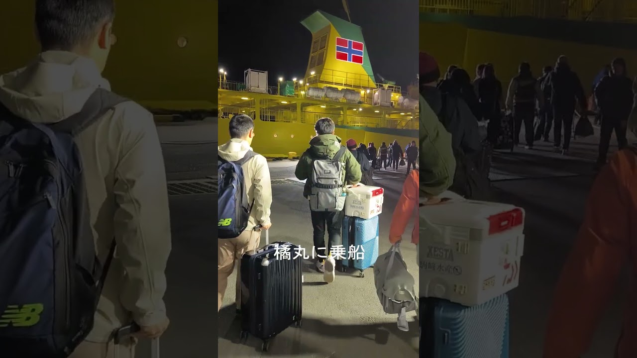 東京の竹芝桟橋から橘丸で八丈島へ！離島に行くとは思えないほどきれいな夜景に感動！#shorts