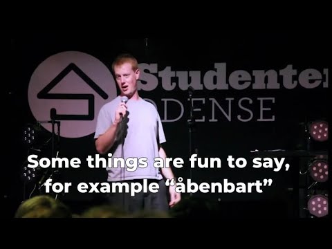 Dansk sprog er fantastisk! Conrad Molden Stand Up Comedy Danglish