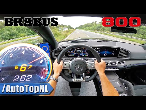 BRABUS 800 GLS 63 AMG | TOP SPEED on AUTOBAHN [NO SPEED LIMIT] by AutoTopNL
