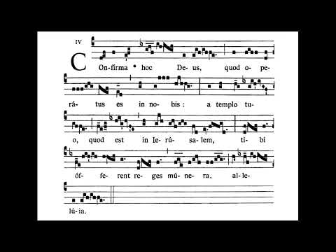 Offertory chant EF: Pentecost Sunday - Confirma Hoc
