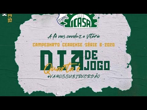 ITAPIPOCA X ICASA  -CAMPEONATO CEARENSE SÉRIE B - SEMI FINAL