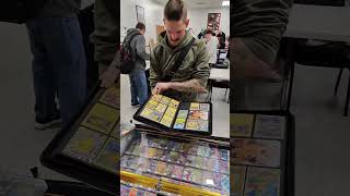 He found something he wanted!! Part 1 #pokemon #cardshow #vendor #metaglasses #pikachu