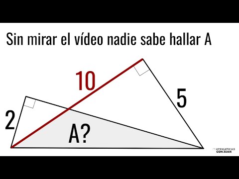HALLA EL ÁREA SOMBREADA DETERMINADA POR LOS 2 TRIÁNGULOS RECTÁNGULOS. Geometría Básica.
