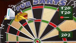 Pub Darts Wii Gameplay - Fun Retro Darts Sim